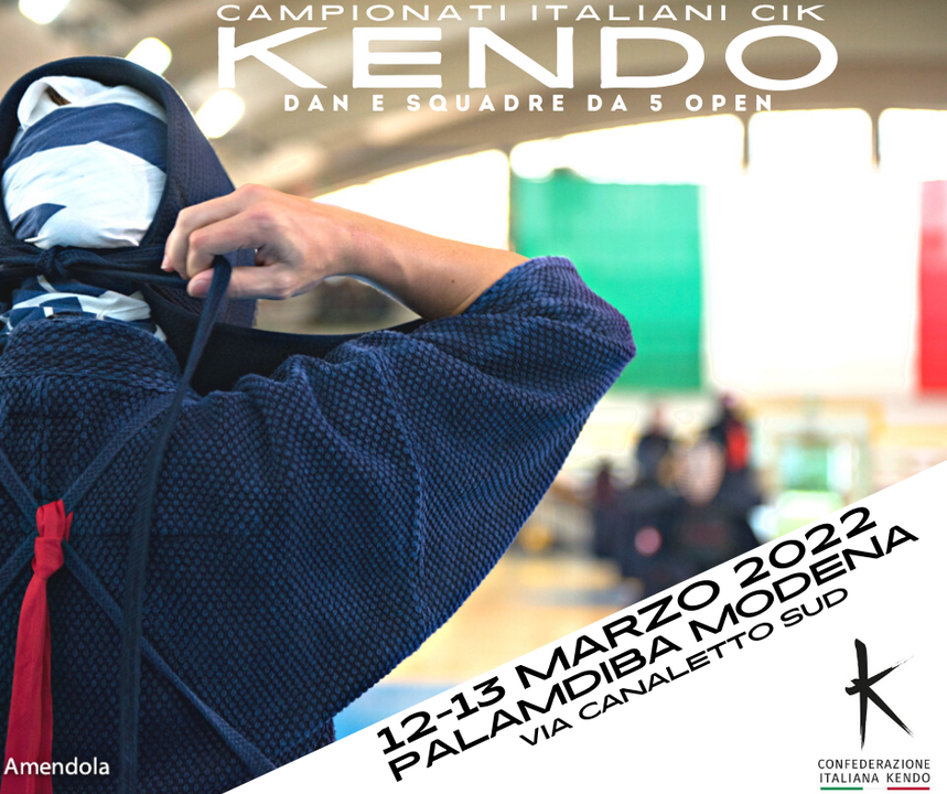 Campionati Italiani di Kendo - Categoria DAN e Squadre da 5 elementi Open